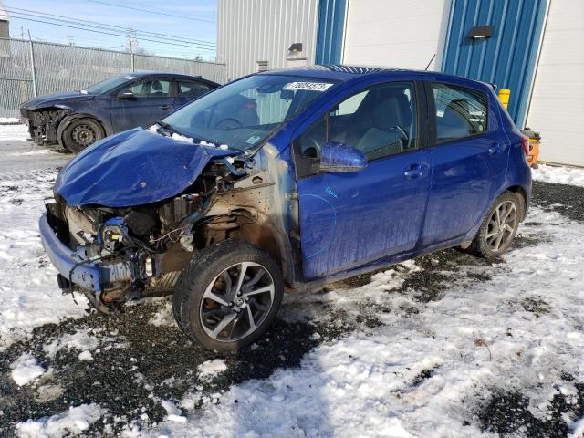 VNKKTUD35JA089823 - 2018 TOYOTA YARIS L BLUE photo 1