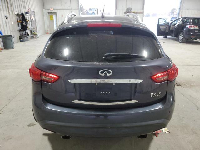 JNRAS18W49M152365 - 2009 INFINITI FX35 BLUE photo 6