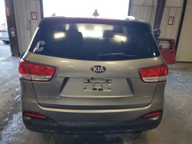 5XYPG4A32GG015694 - 2016 KIA SORENTO LX GRAY photo 6