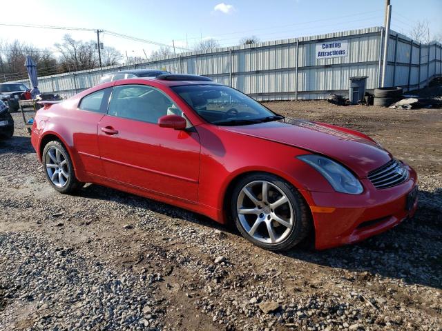 JNKCV54E23M215909 - 2003 INFINITI G35 RED photo 4