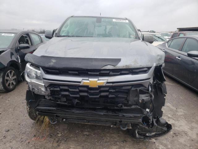 1GCGTCENXM1195939 - 2021 CHEVROLET COLORADO LT GRAY photo 5