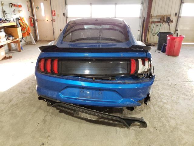 1FA6P8TH5L5123697 - 2020 FORD MUSTANG BLUE photo 6