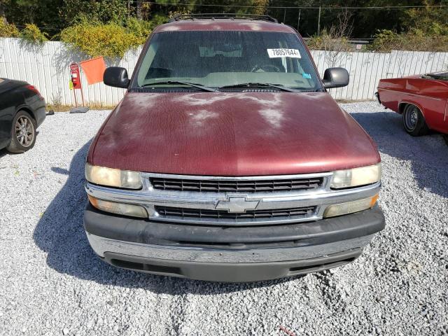 1GNEC13T41J252295 - 2001 CHEVROLET TAHOE C1500 BURGUNDY photo 5