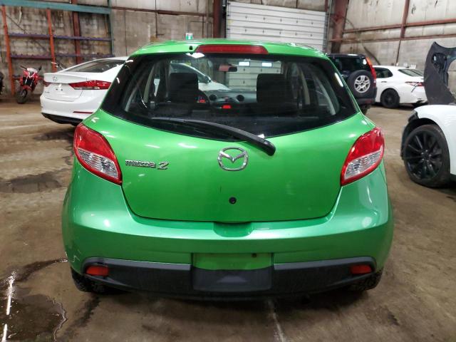 JM1DE1HY7B0118956 - 2011 MAZDA MAZDA2 GREEN photo 6