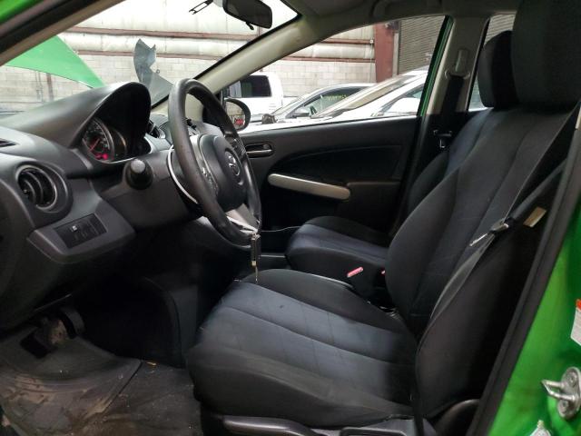 JM1DE1HY7B0118956 - 2011 MAZDA MAZDA2 GREEN photo 7