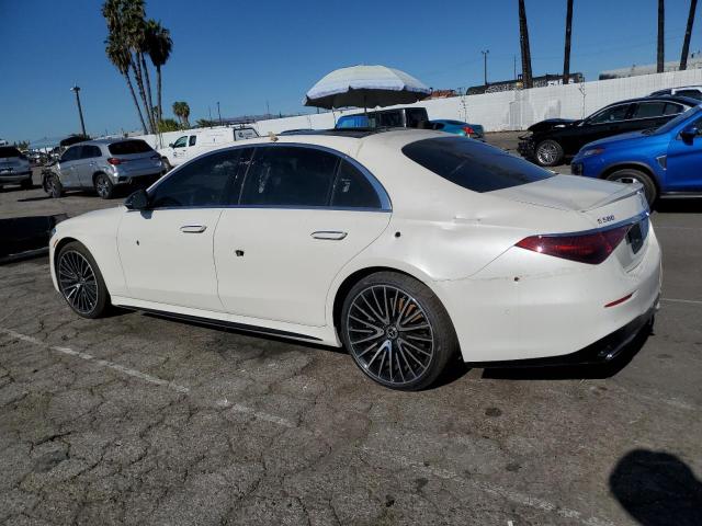 W1K6G7GB5NA111270 - 2022 MERCEDES-BENZ S 580 4MATIC WHITE photo 2