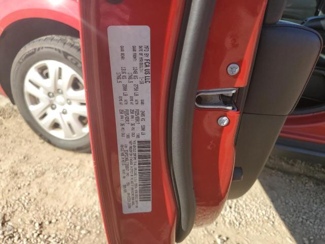 3C4PDCAB6JT288647 - 2018 DODGE JOURNEY SE RED photo 12