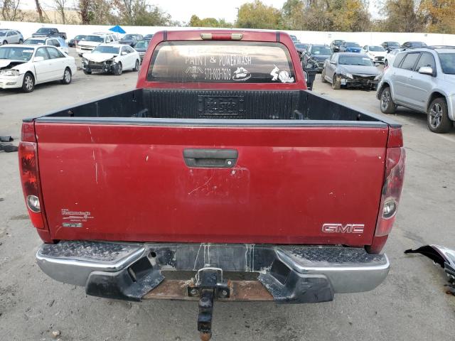 1GTCS146658205293 - 2005 GMC CANYON MAROON photo 6