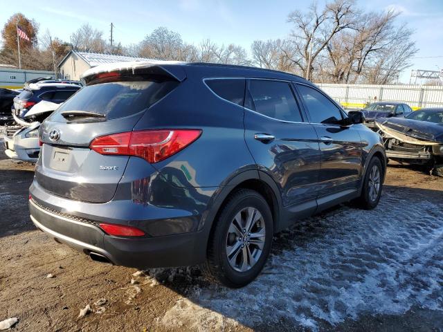 5XYZU3LB2DG018025 - 2013 HYUNDAI SANTA FE S GRAY photo 3