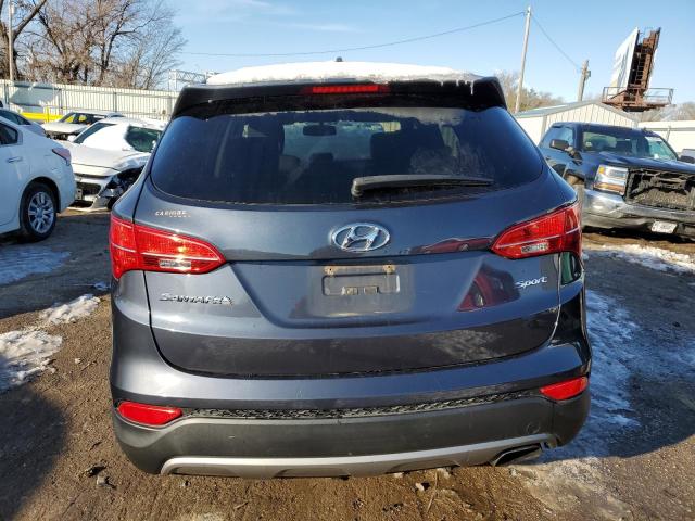 5XYZU3LB2DG018025 - 2013 HYUNDAI SANTA FE S GRAY photo 6