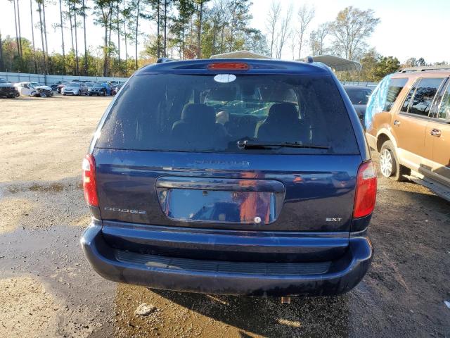 1D4GP45R86B717366 - 2006 DODGE CARAVAN SXT BLUE photo 6