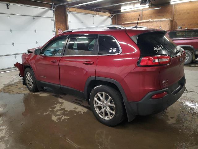 1C4PJMCB3GW140275 - 2016 JEEP CHEROKEE LATITUDE BURGUNDY photo 2