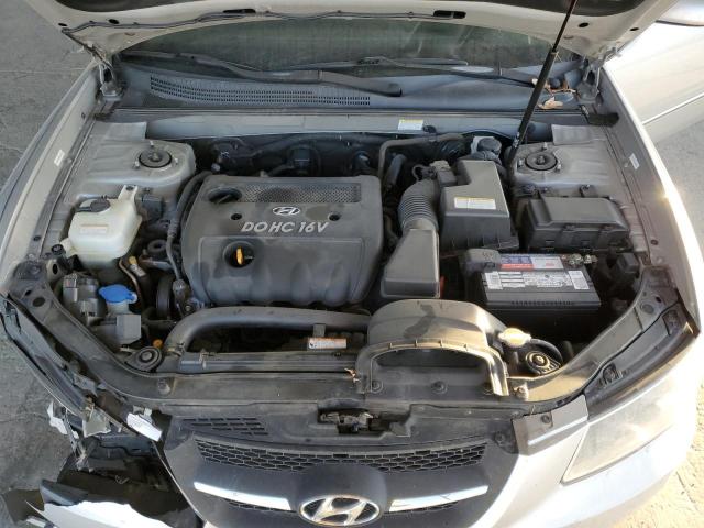 5NPEU46C58H374511 - 2008 HYUNDAI SONATA SE SILVER photo 11