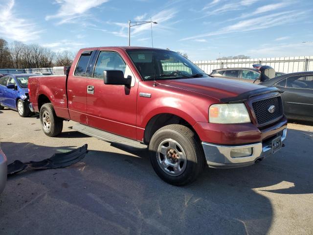 1FTRX14W54NB09201 - 2004 FORD F150 RED photo 4