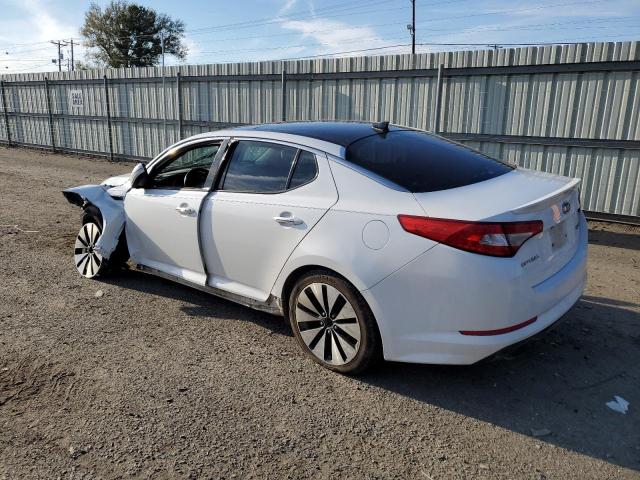 5XXGR4A60CG028415 - 2012 KIA OPTIMA SX WHITE photo 2