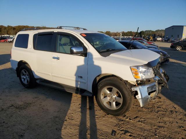 5N1AA08B15N724938 - 2005 NISSAN ARMADA SE WHITE photo 4