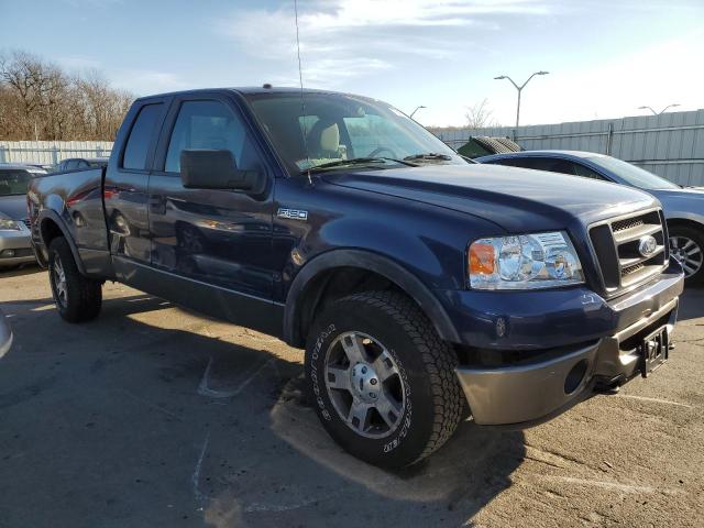 1FTPX14V47NA00084 - 2007 FORD F150 BLUE photo 4