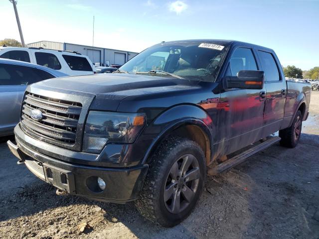 1FTFW1ET6EFC55001 - 2014 FORD F150 SUPERCREW BLACK photo 1