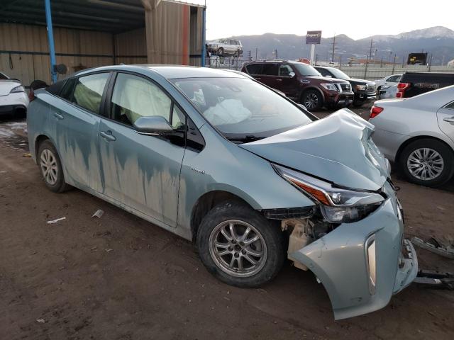 JTDL9RFU8K3006034 - 2019 TOYOTA PRIUS TEAL photo 4