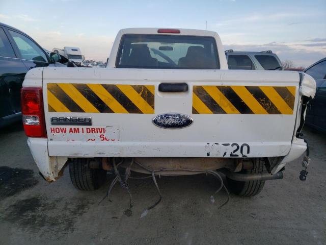 1FTYR10D48PB11381 - 2008 FORD RANGER WHITE photo 6