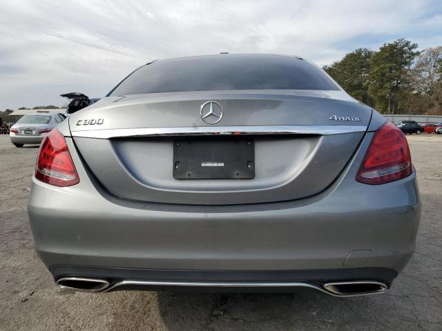 55SWF4KB6FU018798 - 2015 MERCEDES-BENZ C 300 4MATIC SILVER photo 6