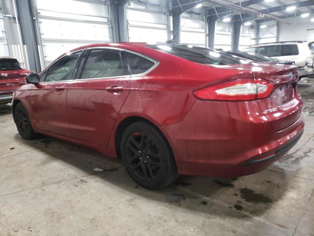 3FA6P0HD2ER103091 - 2014 FORD FUSION SE RED photo 2