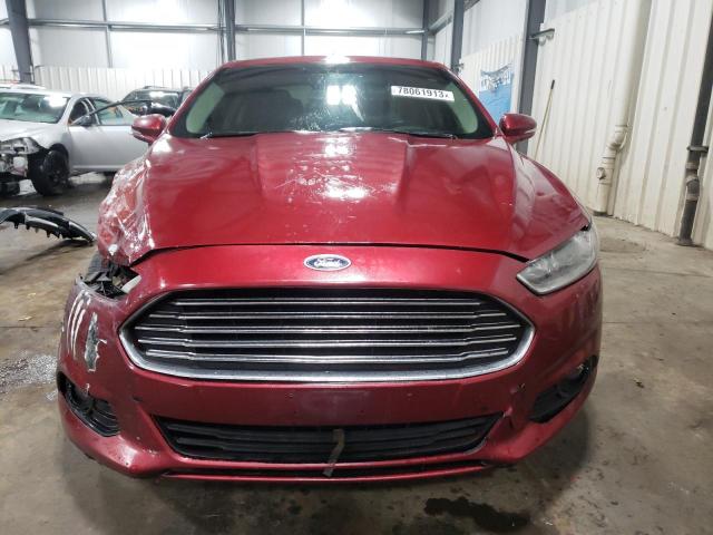 3FA6P0HD2ER103091 - 2014 FORD FUSION SE RED photo 5