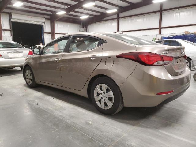 5NPDH4AE2GH679696 - 2016 HYUNDAI ELANTRA SE GOLD photo 2