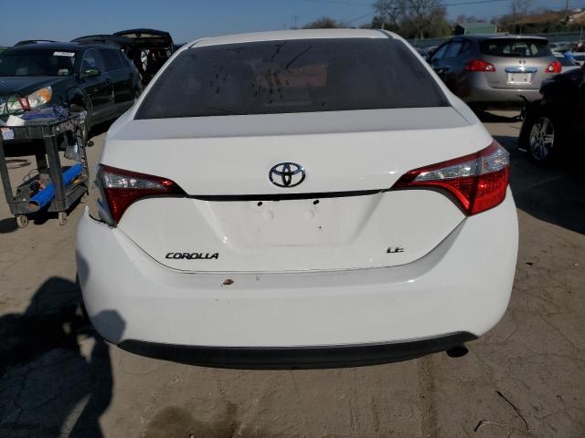 5YFBURHE0FP361518 - 2015 TOYOTA COROLLA L WHITE photo 6