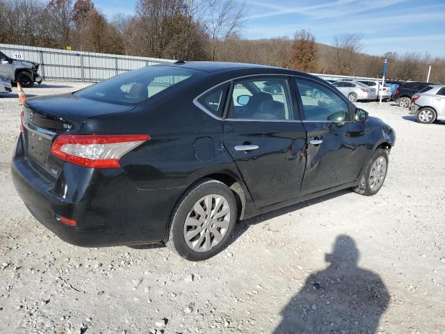 3N1AB7AP4EL612265 - 2014 NISSAN SENTRA S BLACK photo 3