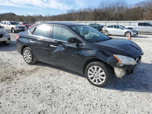 3N1AB7AP4EL612265 - 2014 NISSAN SENTRA S BLACK photo 4