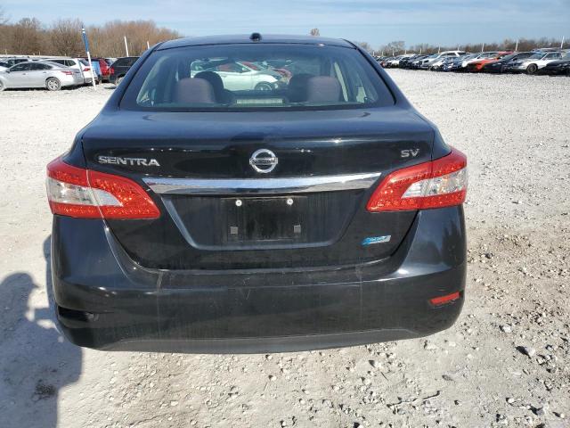 3N1AB7AP4EL612265 - 2014 NISSAN SENTRA S BLACK photo 6