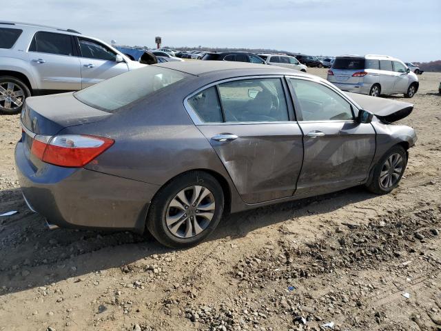 1HGCR2F39EA276809 - 2014 HONDA ACCORD LX GRAY photo 3