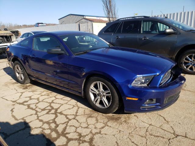 1ZVBP8AM5E5290098 - 2014 FORD MUSTANG BLUE photo 4