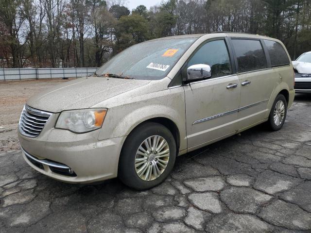2C4RC1CG0DR663156 - 2013 CHRYSLER TOWN AND C TOURING L BEIGE photo 1