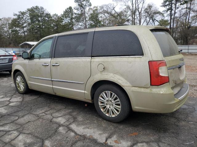 2C4RC1CG0DR663156 - 2013 CHRYSLER TOWN AND C TOURING L BEIGE photo 2