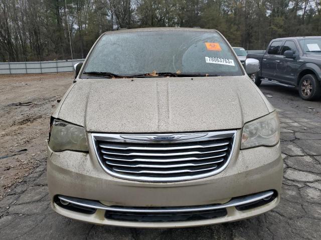 2C4RC1CG0DR663156 - 2013 CHRYSLER TOWN AND C TOURING L BEIGE photo 5