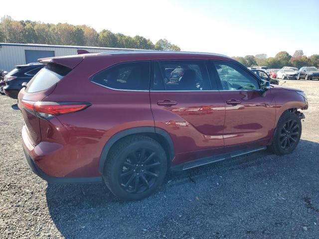 5TDGZRAHXMS532114 - 2021 TOYOTA HIGHLANDER XLE Rojo foto 3