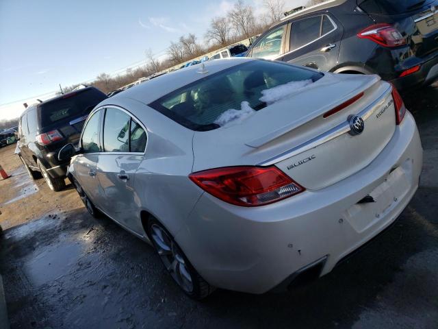 2G4GV5GV2C9213701 - 2012 BUICK REGAL GS WHITE photo 2