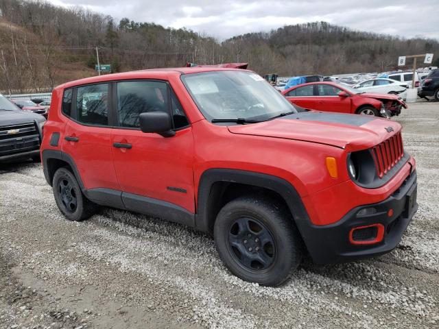 ZACCJBAB8JPH79200 - 2018 JEEP RENEGADE SPORT RED photo 4