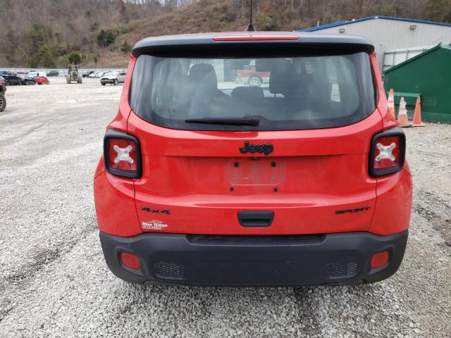 ZACCJBAB8JPH79200 - 2018 JEEP RENEGADE SPORT RED photo 6