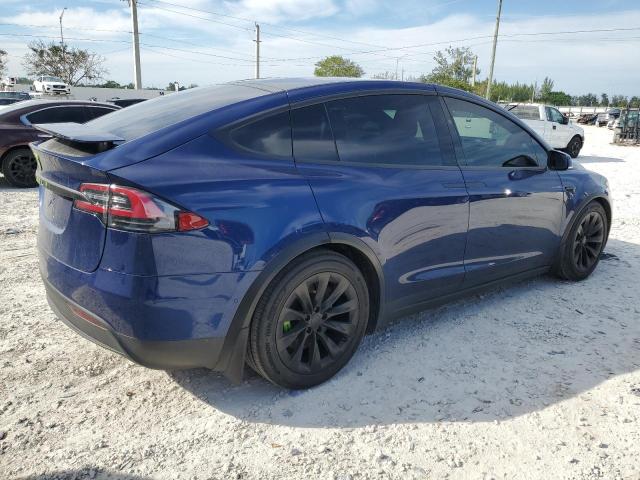 5YJXCBE2XHF040157 - 2017 TESLA MODEL X BLUE photo 3