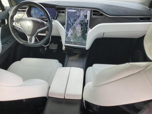 5YJXCBE2XHF040157 - 2017 TESLA MODEL X BLUE photo 8