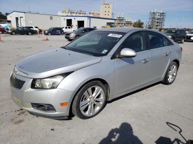 1G1PH5SC7C7237715 - 2012 CHEVROLET CRUZE LTZ SILVER photo 1