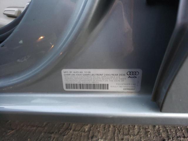 WAULF78K49N032005 - 2009 AUDI A4 2.0T QUATTRO SILVER photo 12