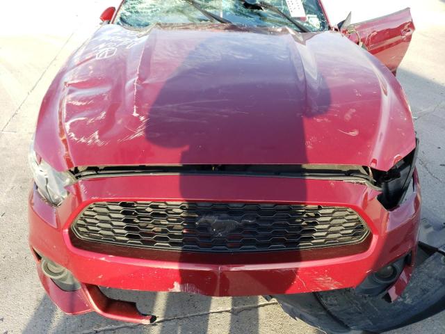 1FA6P8TH8G5281652 - 2016 FORD MUSTANG RED photo 11