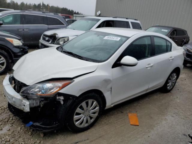 JM1BL1U76D1775674 - 2013 MAZDA 3 I WHITE photo 1