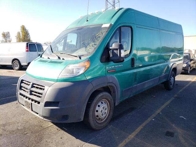 3C6URVJG8HE543428 - 2017 RAM PROMASTER 3500 HIGH მწვანე ფოტო 1