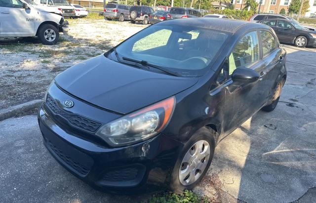 KNADM5A31C6092990 - 2012 KIA RIO LX BLACK photo 2