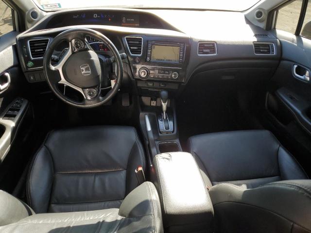 2HGFB2F9XDH554882 - 2013 HONDA CIVIC EXL ვერცხლისფერი ფოტო 8